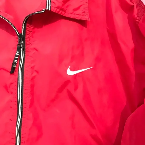 Vintage NIKE Red tracksuit Jacket windbreaker mens XL - Picture 2 of 6